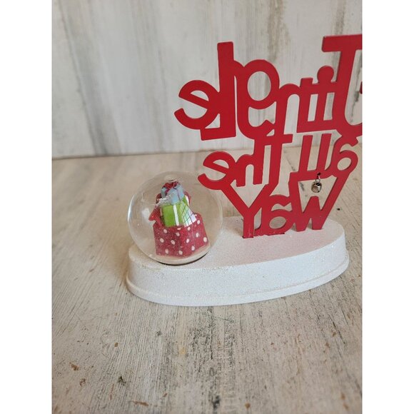 Hallmark snow globe AS IS jingle all the way Xmas home decor figure - Picture 6 of 8